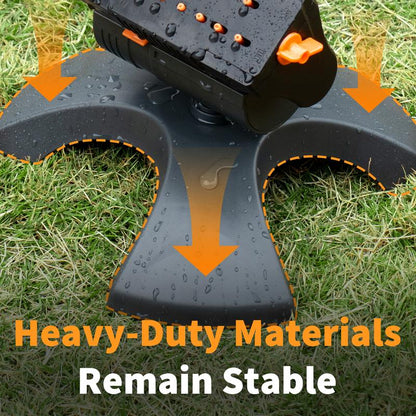 Automatic Lawn Water Sprinkler with Adjustable Spray